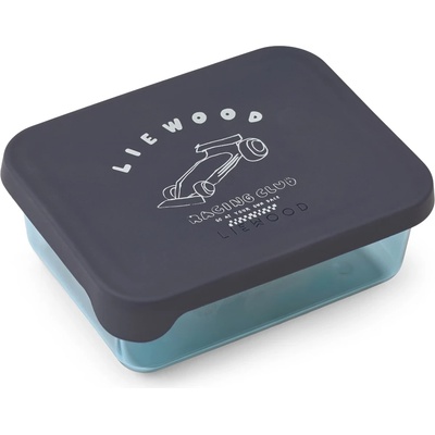 LIEWOOD Детски контейнер за храна Liewood Kid's Ako Tritan Snack Box Food storage - Race Car / Classic Navy - размер One Size (532-3719-0211)