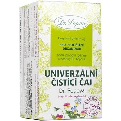 Dr. Popov Univerzální čistící čaj bylinný porcovaný 30 g