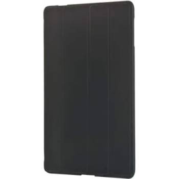 Skech Flipper Case - калъф тип папка с поставка за iPad 2, iPad 3, iPad 4 (черен)