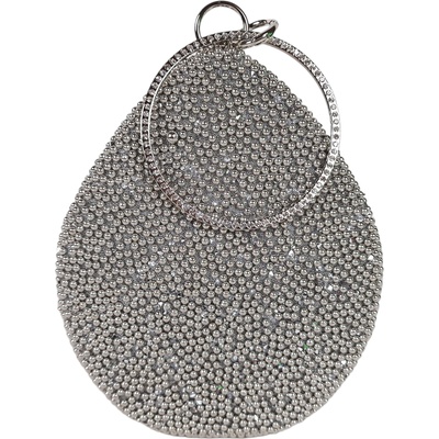 Сребърна официална чанта - Kamira