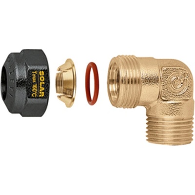 Caleffi 2547 SVĚRNÉ ŠROUBENÍ SOLAR - Rohové DN22 x 3/4" PN16 C2547
