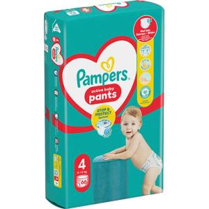 Pampers Гащички Pampers Pants 4 (9-15 кг. ) - 66 броя