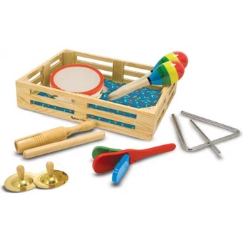 Image 1 of Melissa & Doug - Комплект музикални инструменти - Банда в кутия (10488)