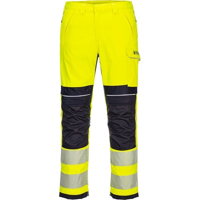 Portwest hi-vis modaflame fr406 / Светлоотразителни огнеупорни панталони - hv Жълто/Тъмносиньо uk 42/eu 58 (fr406ynr42)