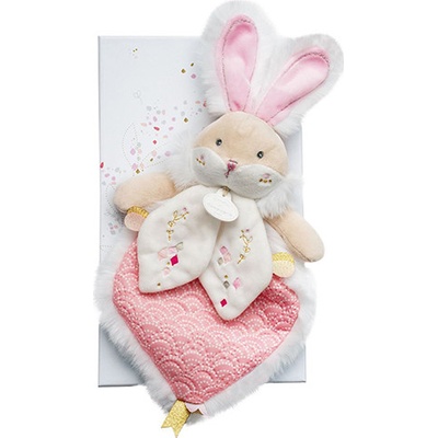 Doudou et Compagnie Paris Toy ružový priateľ králik 24 cm