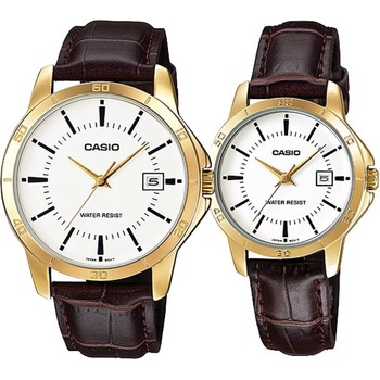 Casio Комплект часовници за двойки Casio MTP-V004GL-7AU-LTP-V004GL-7AU (MTP-V004GL-7AU-LTP-V004GL-7AU)