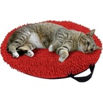 Flamingo Възглавница за котка Flamingo ф45 см. с дръжка, червена, внос от Германия