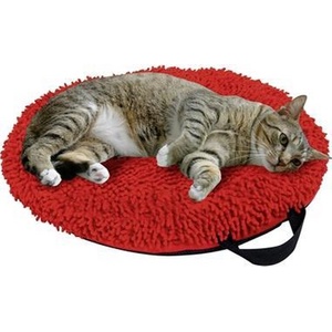 Flamingo Възглавница за котка Flamingo ф45 см. с дръжка, червена, внос от Германия