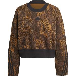 Adidas Дамска блуза Adidas Future Icons 3-Stripes Sweatshirt Womens - Earth Strata