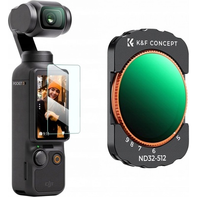 K&F Concept Šedý filtr ND32-ND512 pro DJI Osmo Pocket 3 KF01.2545 – Zboží Živě