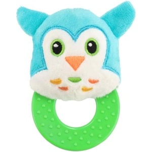 Baby Mix Детска плюшена дрънкалка с гризалка Baby Mix совичка (48961)