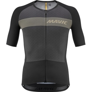 Mavic Мъжка фланелка с къс ръкав за колоездене Mavic Cosmic Jersey Cycling jersey - Black - размер XL (056-3617-0214)