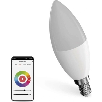 Emos LED žiarovka GoSmart sviečka E14 4,8 W 40 W 470 lm RGB stmievateľná Zigbee ZQZ322R