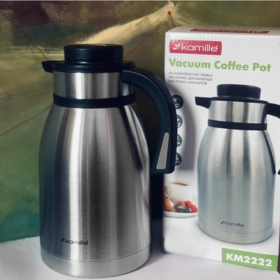 Kamille Termoska nerezová s rukojetí 1,5 l