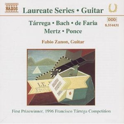 Guitar Recital - Fabio Zanon - Terrega/Bach/de Faria/Mertz/Ponce CD – Hledejceny.cz