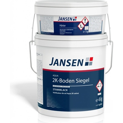 Jansen Dvousložková epoxidová barva na beton satén 5 kg oblázková šedá