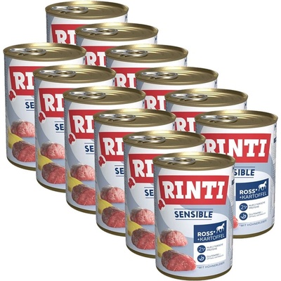 RINTI Консерва RINTI SENSIBLE кон, черен дроб и картоф 12 x 400 г