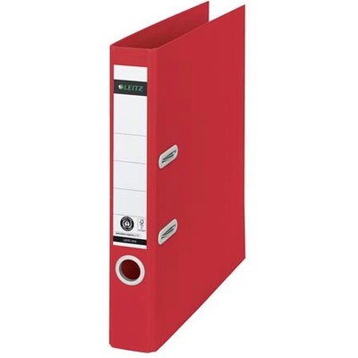 Leitz Папка за документи, 50 мм, А4, картон, рециклиран, LEITZ "180 Recycle", червена 10190025 (10190025)