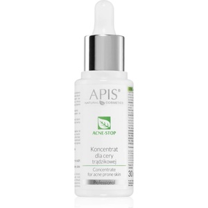 APIS NATURAL COSMETICS Acne-Stop Professional концентрат за мазна кожа склонна към акне 30ml