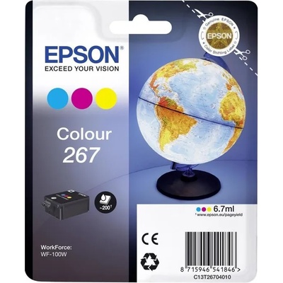 Epson Мастило за Epson WF-100W - C13T26704010 - C/Y/M - 6.7ml (C13T26704010)