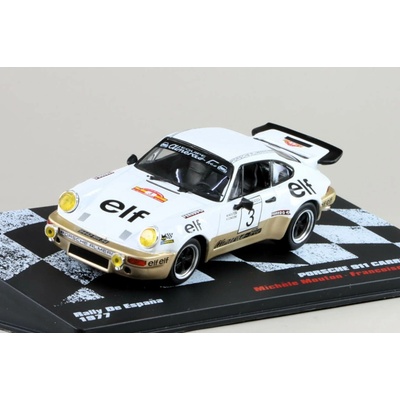 DeAgostini Porsche 911 Carrera RS Rallye 1977 M.Moutonová F.Conconiová Rallye automobily časopis s modelem 89 1:43