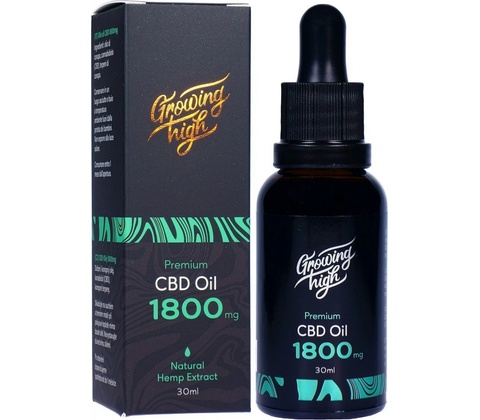 Growing High CBD oil 1800 mg olej kapky 30 ml