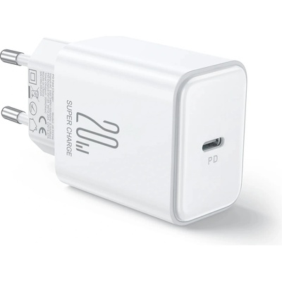 Адаптер Joyroom JRTCF06, USB C, 20W. , бял (JRTCF06)