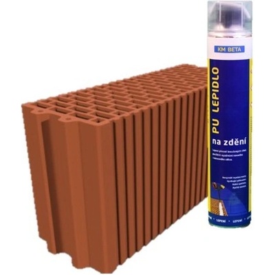 Příčka Profiblok Brus 140 broušená 497 × 140 × 249 mm KM BETA s pěnou