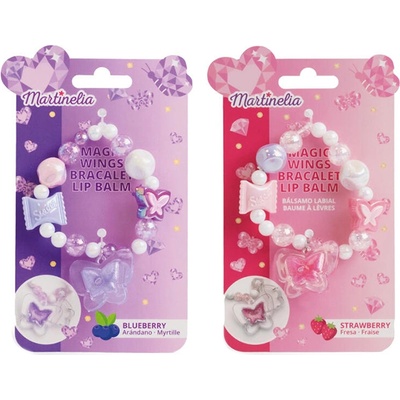 Aquarius Cosmetic Детска гривна с балсам за устни Martinelia - Magic Wings, асортимент