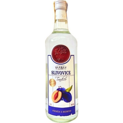 Fleret Tradice Slivovice 50% 1 l (holá láhev)