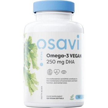 Image 1 of Osavi Omega-3 Vegan | 250 mg DHA [60 Гел капсули]