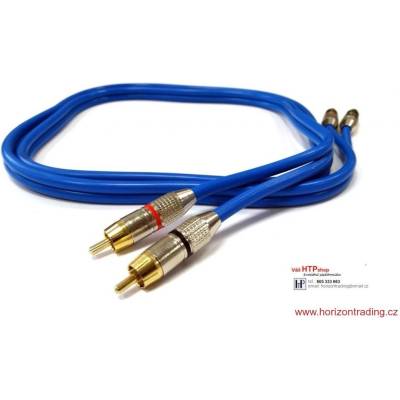 Dynavox Sound Stereo - RCA cinch кабел 1, 5m - Качествен сигналния OFC кабел с позлатени RCA конектори (059364)