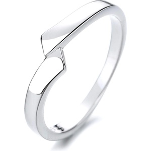 Silenti Jewelry Сребърен пръстен "Умереност" - 8 - 57мм (18.1мм диам. )