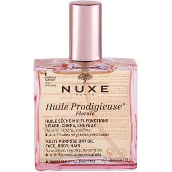 NUXE Huile Prodigieuse Florale 100 ml многофункционално разкрасяващо сухо масло за лице, тяло и коса за жени