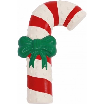 M-PETS Играчка за куче - Коледно Бастунче латекс, писука 12 см - Белгия, 10665499