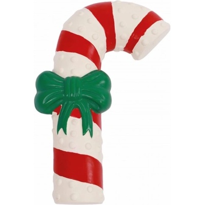 M-PETS Играчка за куче - Коледно Бастунче латекс, писука 12 см - Белгия, 10665499