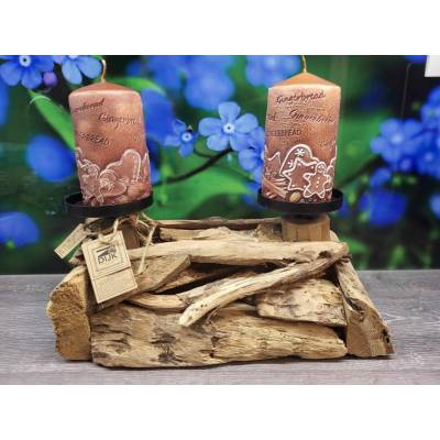 Dijk Natural Collection Dvojvícen z kůry