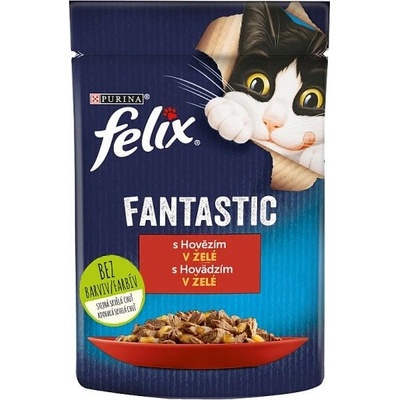 Felix Fantastic s hovädzím v želé 85 g