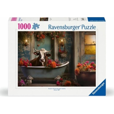RAVENSBURGER Kráva ve vaně 1000 dílků