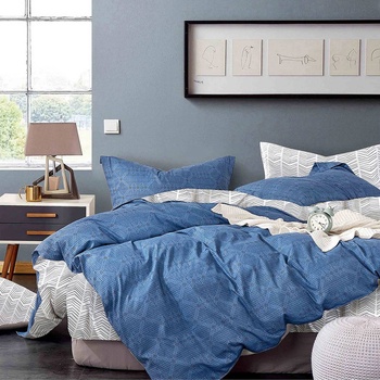 Png Панагюрище Двоен спален комплект с два плика Скай памучен сатен