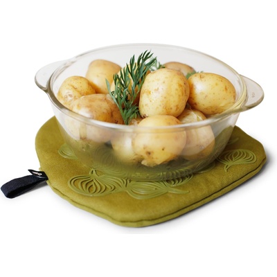 Bosign Подложка за горещи съдове с кухненска ръкавица Bosign маслинена (218203)