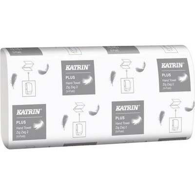 Katrin Plus ZZ handy pack, 2 vrstvy, biele, 20 x 200 ks