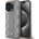 DKNY Checkered Pattern MagSafe Leather Hard Case - дизайнерски кожен кейс с MagSafe за iPhone 15 Pro Max (бежов)