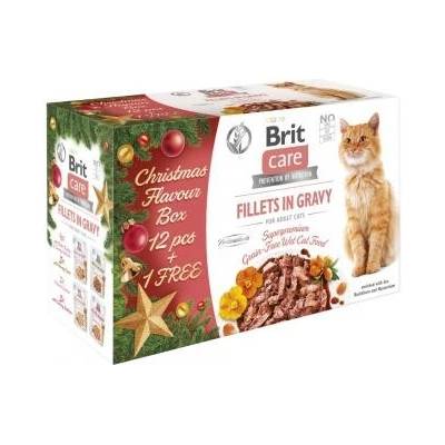 Brit Care Cat Pouches Christmas Favour Box in Gravy 12 x 85 g