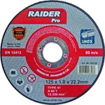 Raider Диск за метал 125х1.0х22.2mm A60T Inox RDP (0160121)