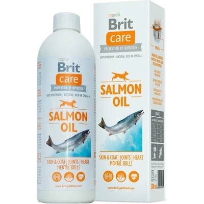 Brit Lososový olej pro psa a kočku bez cukru 500 ml