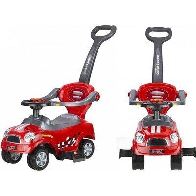 Mamido hrající vozítko coupe červené 277