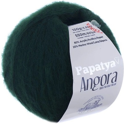 Příze Angora Merino 6840 zelená