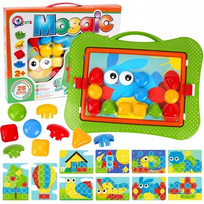 Teddies Mozaika klobouček a šablony