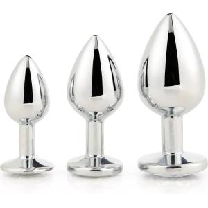 DreamToys Gleaming Love Plug Silver Set